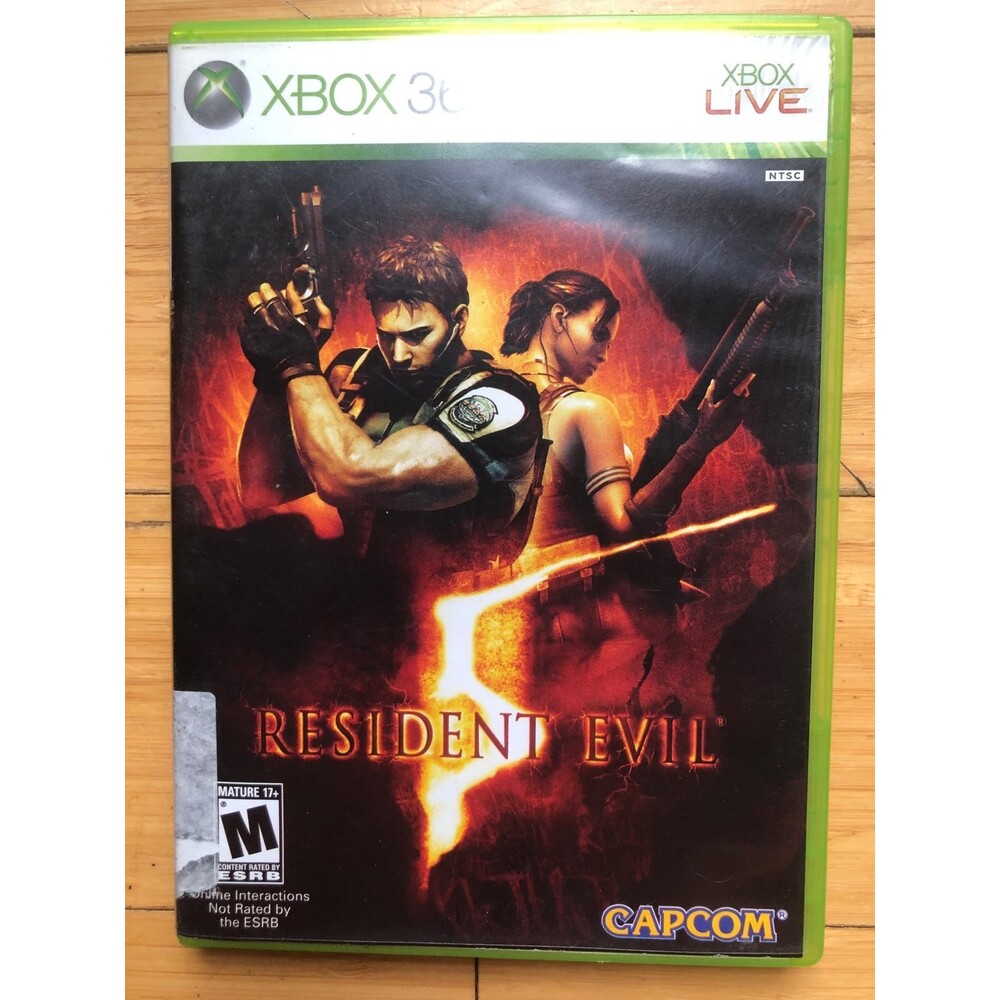 Resident Evil 5 (Microsoft XBOX 360, 2009) No Manual